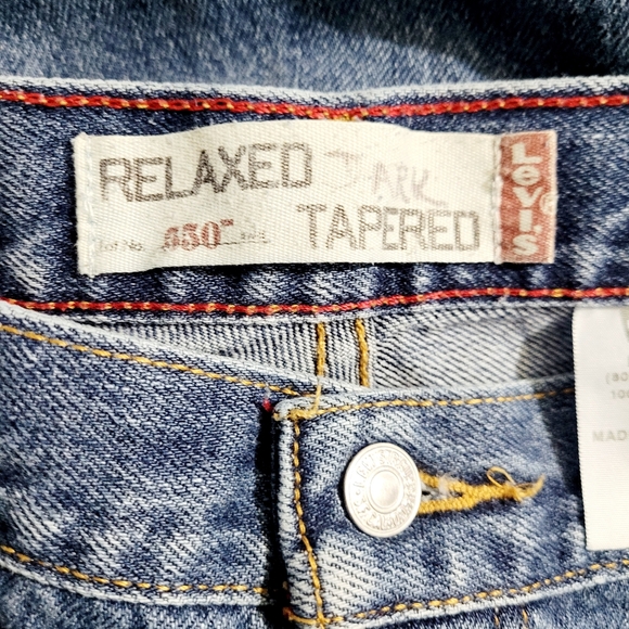 Levi’s 550 Relaxed Fit Jeans Women 12M 100% Cotton Straight Leg Classic Denim - Picture 6 of 14